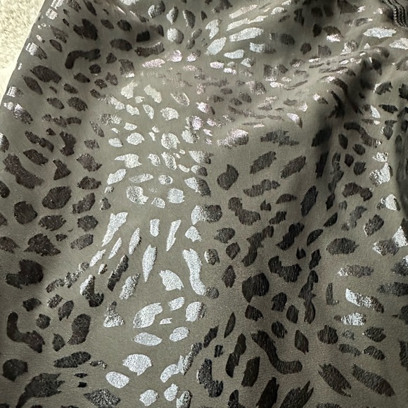 MiniBeast Black Leopard Print Leggings - Picture 5 of 6
